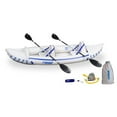 thumbnail image 1 of SEA EAGLE 330 Professional 2 Person Inflatable Sport Kayak Canoe Boat w/ Paddles, 1 of 10