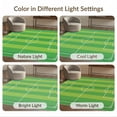 thumbnail image 7 of ODIKA 8'x10' Washable Area Rug Bold Pitch Lines Durable Interactive Velvet Football Soccer Field Playful for Living Room, Under Sectional, Family , Non-Slip, 7 of 7
