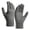 C, variant on Winter Gloves Made of Knitted with Additional Padding And Thickening. Touchscreen Gloves.