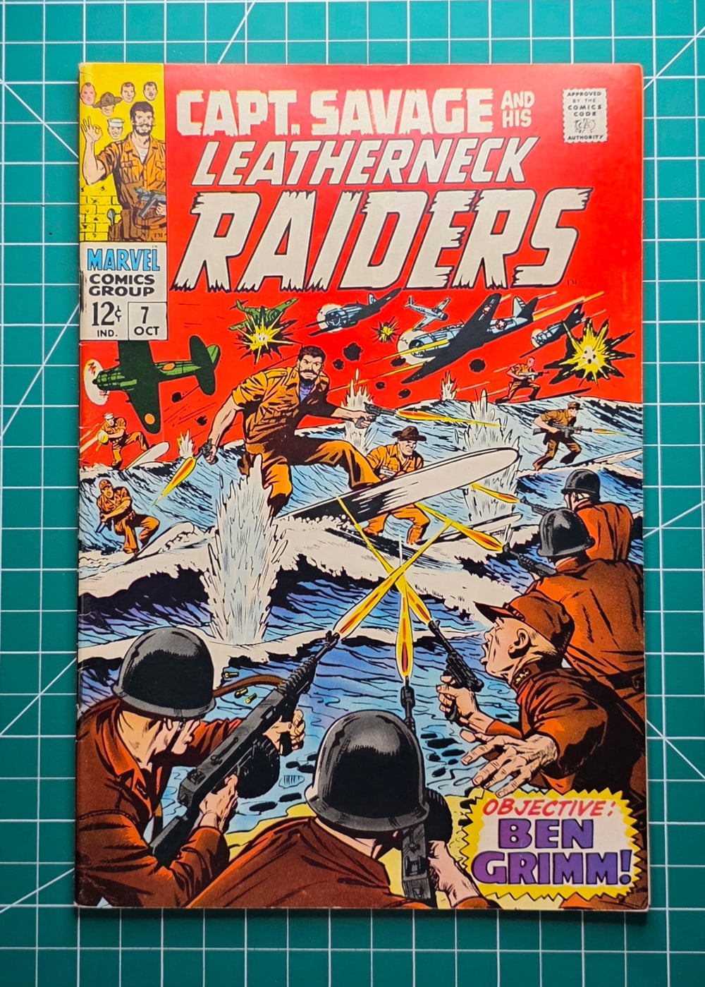 Cover of Capt. Savage and His Leatherneck Raiders #7