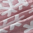 thumbnail image 3 of Snowflake Matelassé Reversible Full / Queen Quilt Set with Shams, Red / White, 3 of 6