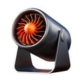 thumbnail image 2 of FYHALE Space Heater for Home Large Room Energy Efficient Heaters Winter Warm Heater Household Automatic Shaking 2000w High-power Wall Mounted Cycle Heater, 2 of 4