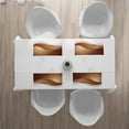 thumbnail image 3 of Ambesonne Chocolate Place Mats Set of 4, Classical Foliage, Standard Size, Pale Brown Beige, 3 of 4