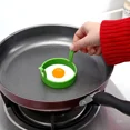thumbnail image 6 of 8X Silicone Ring Fried Egg Mold Nonstick Pancake Ring Molds Heat Resistant Multi-function Portable Creative for Cooking DIY Tool, 6 of 10