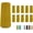 Gold, variant on 16/24/32 Pcs Brown Chair Leg Socks – Premium Furniture Protectors for Hardwood Floors, Non-Slip & High Elastic Fit, Easy-to-Install Bar Stool Covers & Floor Pads
