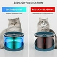 thumbnail image 4 of Cat Water Fountain, 74oz/2.2L Ultra Quiet Automatic Water Dispenser for Cats Dogs with Colorful LED Indicator, Water Bowl for Pets with Filter, 4 of 6