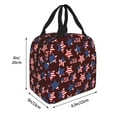 thumbnail image 2 of Pofeuu American Stars1 Print Lunch Bag Lunch Box Large Capacity Insulated Lunch Bag for Adult, Leakproof Reusable Lunch Tote Bags for Work, 2 of 5