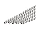 thumbnail image 1 of Tubo redondo de acero inoxidable 304 Unique Bargains 4mm OD 0.4mm Grosor 300mm 5uds, 1 of 5
