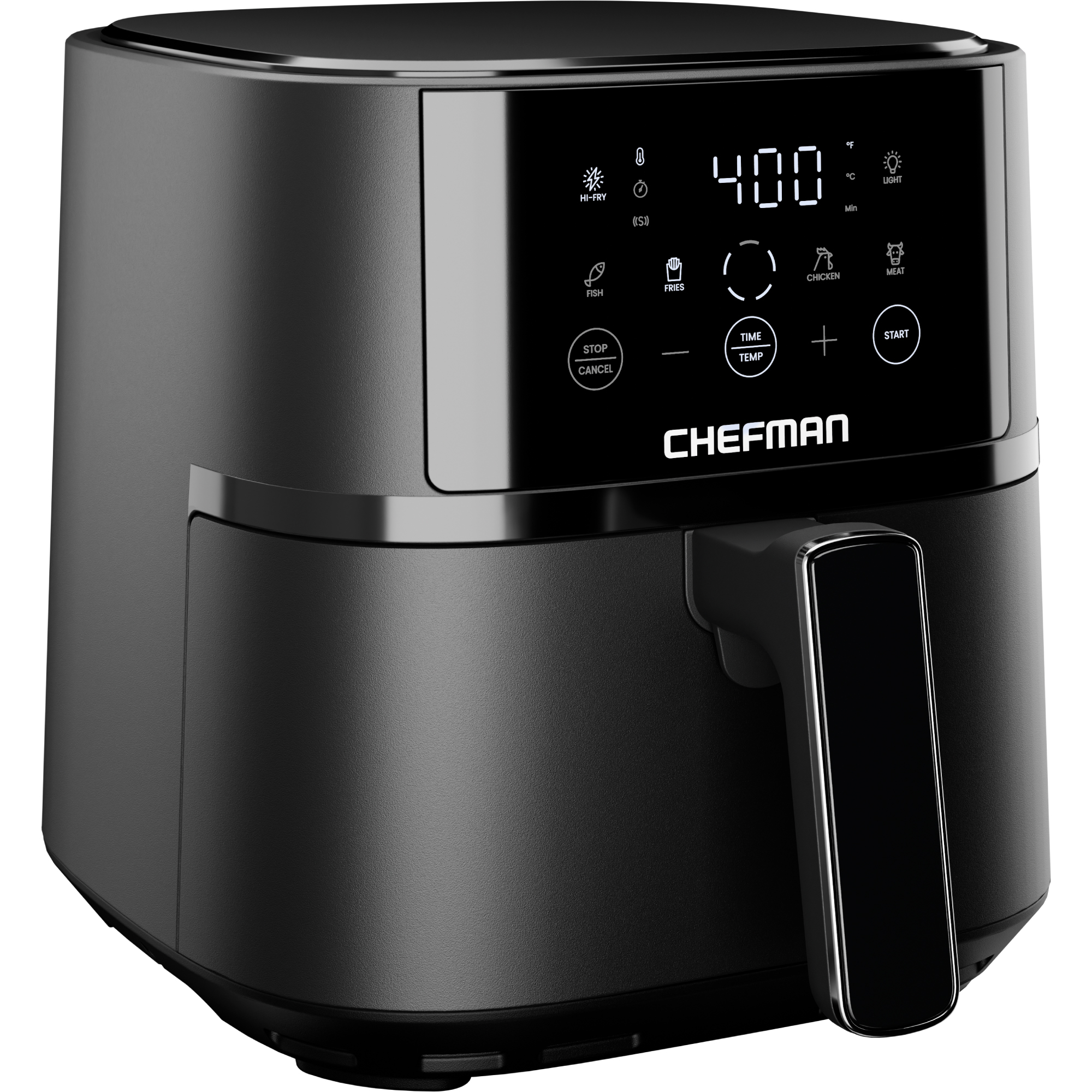 Chefman 4 Qt Compact Digital Air Fryer, Black photo 7
