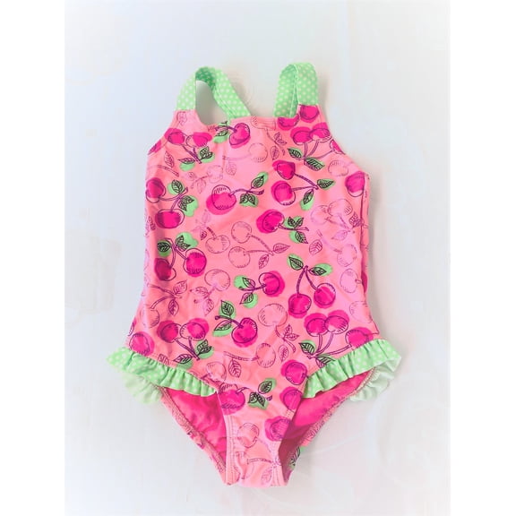 Angel Beach Girl's 1 Piece Swimwear, Size 4, Pink