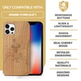 thumbnail image 7 of Case Yard Wooden Case Outside Soft TPU Silicone, Slim Fit Shockproof Wood Protective Phone Cover for Girls Boys Men and Women, Supports Wireless Charging Seattle 12 Design case for iPhone-11-Pro, 7 of 7