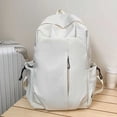 thumbnail image 4 of School Backpack Large Capacity Casual Korean Style Solid Color for Men Women Students Fashionable Couple Daypack for College Travel, 4 of 4