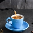 thumbnail image 4 of Taza de porcelana para espresso con platillo, taza para espresso, 80 ml/2,7 oz, 4 of 5