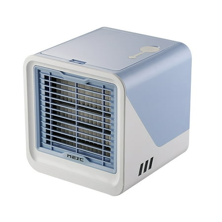 

Portable Evaporative Cooler Fan 3 Speeds USB Powered Desk Cooler for Personal Space Cooling Rechargeable Battery Small Misting Cooler for Room Desk Office