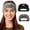 Black&Grey, variant on 2-Pack Sleeping Headphones, Headband with Ultra-Thin HD Stereo Speaker, Bluetooth Headband Headsets for Sports, Workouts, Insomnia, Yoga, Air Travel, Meditation Gym