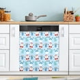 thumbnail image 5 of Coolnut Dishwasher Magnet Cover 23"Wx26"H ,Cartoon Snowman and Tree Farmhouse Kitchen Dishwasher Cover Magnetic Appliance Covers Door Stickers for Kitchen Home Cabinet Decals, 5 of 6