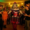 thumbnail image 5 of Rasta Imposta Devil Face Adult Women's Costume Dress | One Size Unisex, 5 of 7