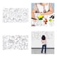 thumbnail image 1 of 2 Uds Rollo De Papel Para Colorear Colorable DIY Arte Dibujo Vida Interesante Macarena  Rollo de papel para colorear, 1 of 7