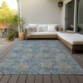 thumbnail image 6 of Addison Rugs Chantille Indoor/Outdoor Transitional Floral Blue Washable Rectangle Rug, 8' x 10', 6 of 6