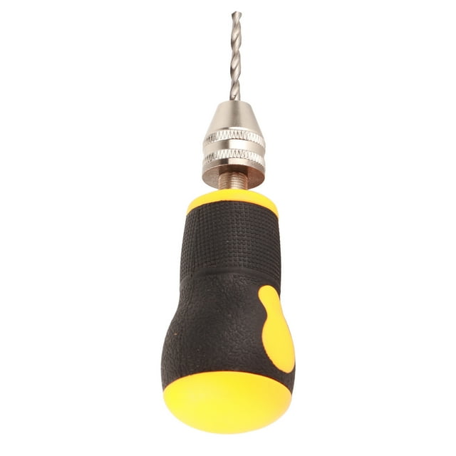 Taladro de Mano con Tornillo de Banco Brocas de Mano Juego de Herramientas Portátiles de 10 Piezas Taladro de Mano Pequeño Herramienta Rotativa de Brocas de Mano Tornillo de ANGGREK Otros