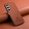 thumbnail image 2 of Dteck Case for Samsung Galaxy S23 Plus,Slim Premium Canvas Grain PU Leather,Soft TPU Bumper,Non-Slip Anti-Scratch Shock-Absorbent,Protective Phone Cover for Samsung Galaxy S23 Plus,Brown, 2 of 8