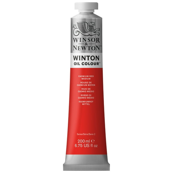 Winsor & Newton Winton Oil Color, 200ml, Cadmium Red Medium