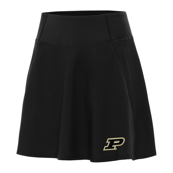 Women's Antigua Black Purdue Boilermakers Chip Skort