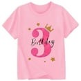 thumbnail image 3 of Tiijoy Toddler Girls 3Rd Birthday T Shirt Short Sleeve Round Neck T-Shirt, Sizes 1-2T, 3 of 3