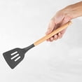 thumbnail image 2 of Utensilios de cocina Juego de utensilios de cocina antiadherentes con rejilla de plástico Juego de utensilios de cocina de silicona (azul oscuro) ER, 2 of 5