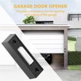 thumbnail image 5 of 2 Pcs Interrupteur Universel pour Ouvre-Porte de Garage 41a4166 Bouton Poussoir Éclairé Finition Noire avec Centre Blanc, 5 of 5