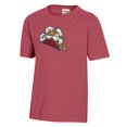 thumbnail image 2 of Youth  Crimson Stevens Institute of Technology Ducks Logo Comfort Wash T-Shirt, 2 of 3