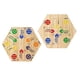 thumbnail image 4 of Juego De Mesa De Ajedrez Volador Hexagonal De Madera, Juguete De Rompecabezas Para Niños, Juego De Mesa De 6 Y 4 Jugadores Pintados De Doble Cara, 4 of 7