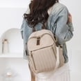 thumbnail image 3 of Stylago Fashion Backpack Purse for Women Versatile Detachable Strap Crossbody Bags Ladies Multiple Zip Pockets Travel Daypack Beige, 3 of 6