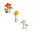 thumbnail image 2 of (Clearance) pdqouc Miniature Resin Mushroom,Fairy Garden Mushrooms for Outdoor Home Décor,Cake Decoration,DIY Crafts,Landscape Plant Pots Accessories, 2 of 7