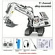 thumbnail image 4 of Juguetes De Control Remoto Vehículos De Ingeniería, Aleaciones De Metal Pueden Emitir Sonido Simulación De Altura Excavadora Juguetes Para Niños, 4 of 4