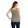 thumbnail image 2 of District Adult Female Women Electric Heather Sleeveless Tank Grey Frost Medium, 2 of 4