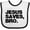 White and Black, variant on Inktastic Jesus Saves, Bro. Boys or Girls Baby Bib