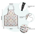 thumbnail image 7 of Fairy Princess Castle Pattern Kids Aprons for Girls and Boys,Adjustable Neck Strap Toddler Aprons for Kids Cooking Baking, 7 of 7