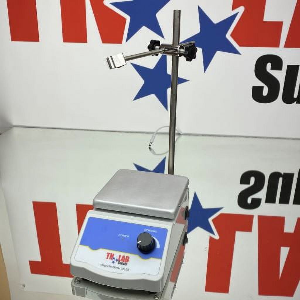 Magnetic Stirrer 100-1600 rpm Vertical Support Rod with Probe Holder