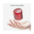 thumbnail image 2 of Mini PortableBluetooth-compatible 5.0 Speaker Wireless Stereo Music Player Loudspeaker-Red, 2 of 5