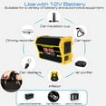 thumbnail image 5 of kanaroous 4000W Motorcycle Scooter Boat Inverter Camping Traveling Digital Display Voltage Converter Water Heater Outdoor Equipment Black 220V, 5 of 6