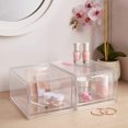 thumbnail image 7 of Hovmgk Stackable Storage Drawer, Transparent Bathroom Organizer for Cosmetics & Miscellaneous Items, Space-Saving Acrylic Plastic Storage Cabinet, Easy to Use and Clean, Large Capacity, 7 of 7