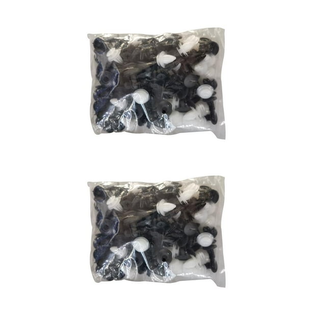 Speravity Clip de sujeción de 100 uds, remache de pasador de empuje para carrocería de coche, retenedor de Panel embellecedor de puerta de Type1 NO1