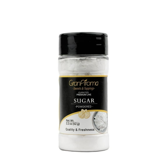GranAroma Powdered Sugar, Fine Powder, Baking & Frosting, Confectioner's Sugar 2.2 Ounce