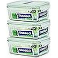 thumbnail image 2 of Glasslock Food-Storage Container with Locking Lids Oven and Microvave Safe - Rectangular 64oz, 2 of 3