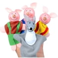 thumbnail image 2 of 4PCS And Wolf Finger Puppets Hand Puppets Christmas Splint for Finger Smartphone Finger Strap Pinch Finger Finger Splint Middle Finger Page Turner Finger Puppets Mom Dislocated Finger Digits And, 2 of 3
