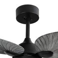 thumbnail image 4 of Uforic 42 Inch Tropical Palm Leaf Ceiling Fan with Lights and Remote/APP Control, Quiet DC Motor, 6-Speed, Dimmable, Adjustable Height, Reversible 5 Blades - Gray, 4 of 9
