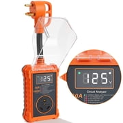 MORSUMA 30 Amp 18000 Joule LED Display RV Surge Protector, Orange, 1-Pack