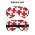 thumbnail image 2 of Uemuo Red Cross 1 Pattern Sleep Eye Mask - Light Blocking Sleep Mask Blocking Out Light Perfectly, Soft and Comfortable Night Eye Mask, Eye Blinder, 2 of 7