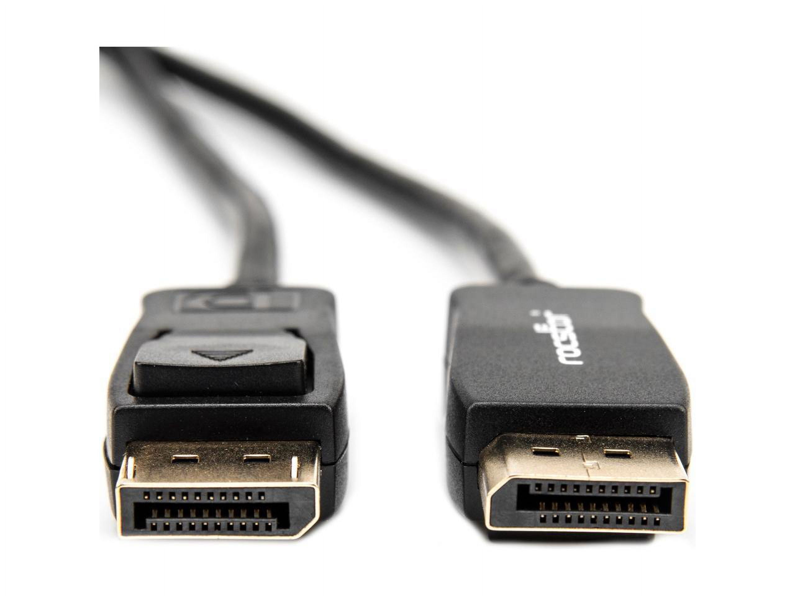 Rocstor Premium 15ft / 5m DisplayPort 1.2 Cable M/M - DisplayPort 4k - DisplayPort Male Digital Audio/Video - 15ft - Black- DP TO DP Cable 4Kx2K - 15 ft DisplayPort A/V Cable for Monitor, Audio/Video